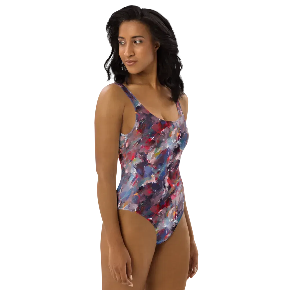 Passionate Brush on One-Piece Swimsuit — Right