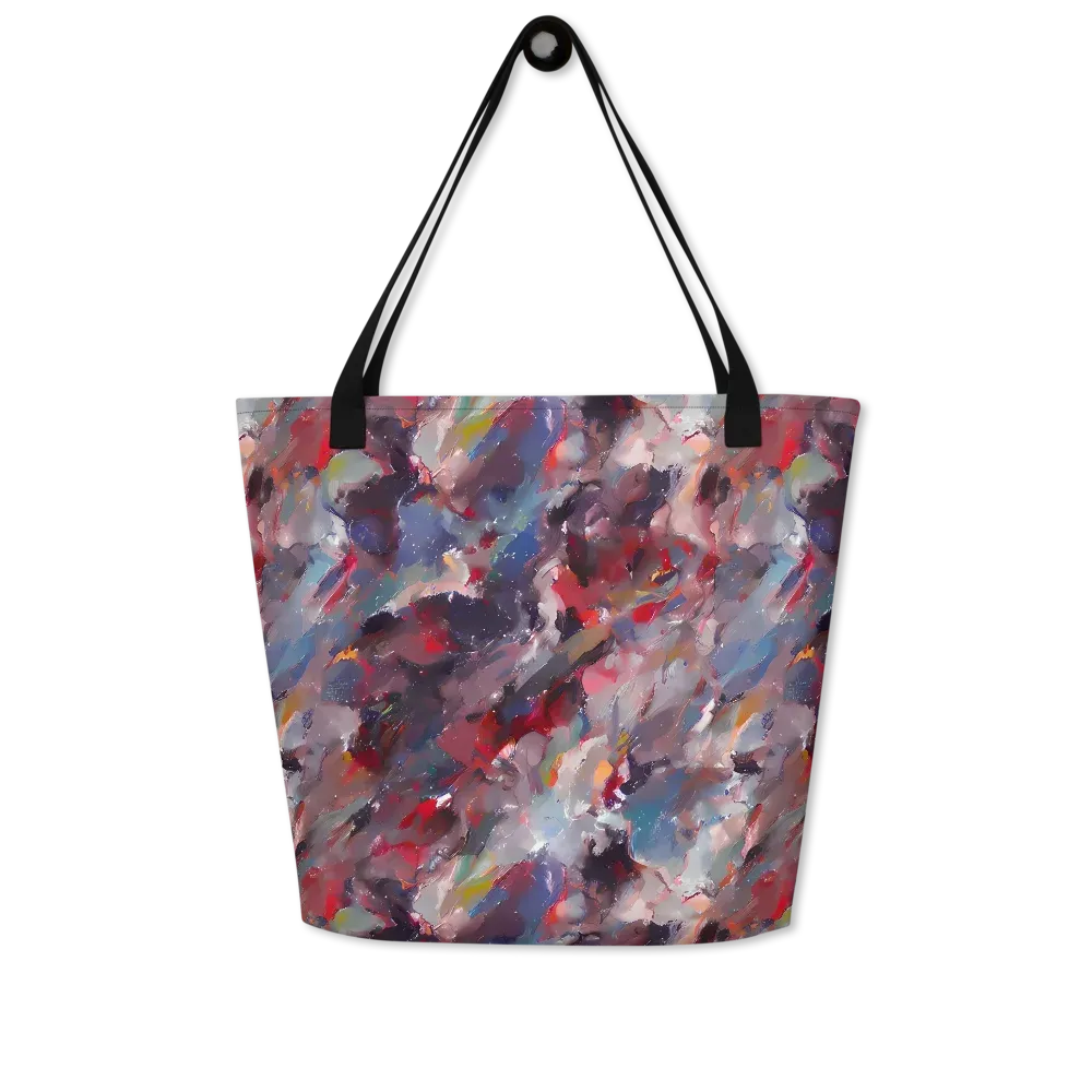 Passionate Brush on Large Tote Bag W/ Pocket — Front