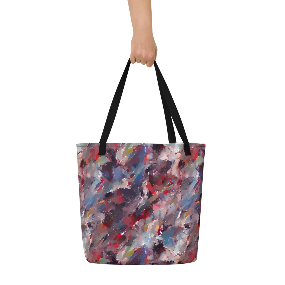 Passionate Brush on Large Tote Bag W/ Pocket — Front