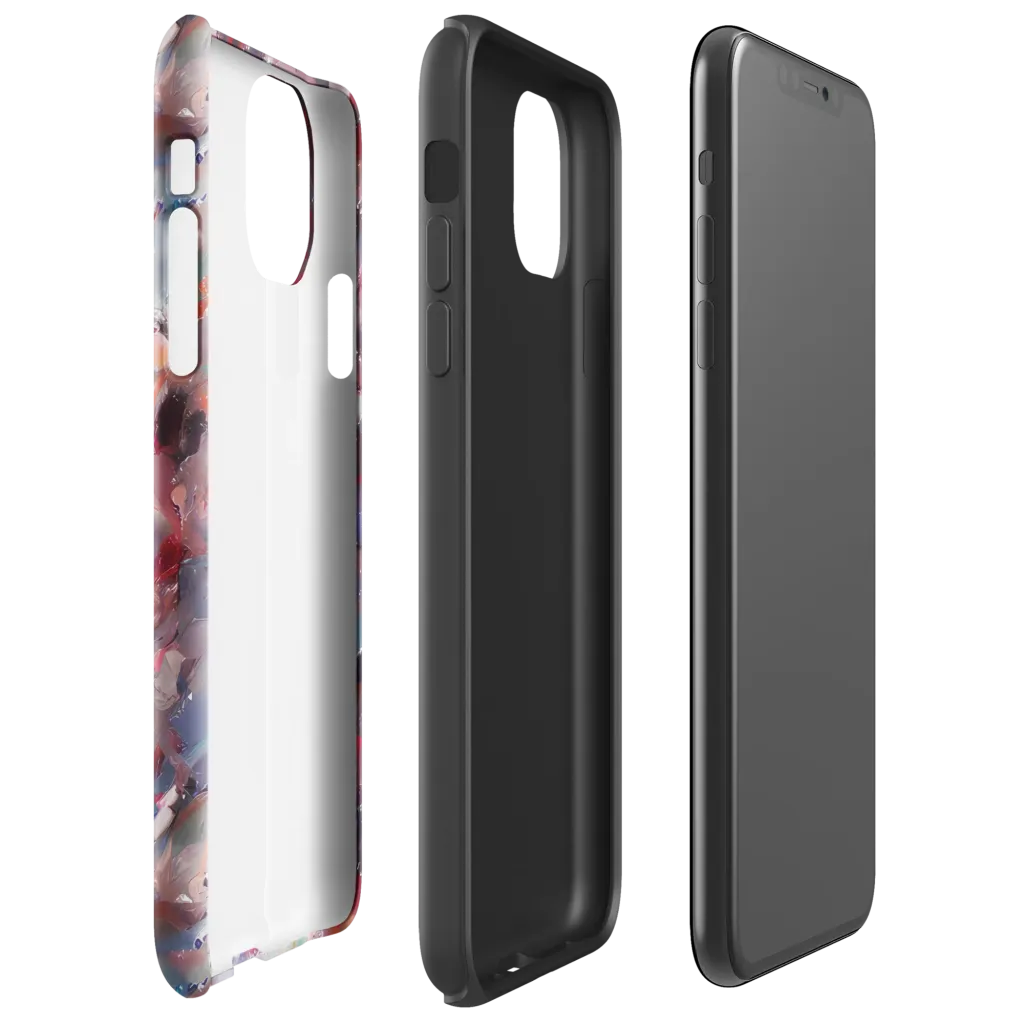 Passionate Brush on Tough Case for iPhone® — Right