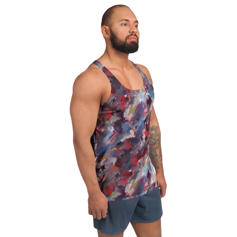 Passionate Brush on Men's Tank Top — Right Front