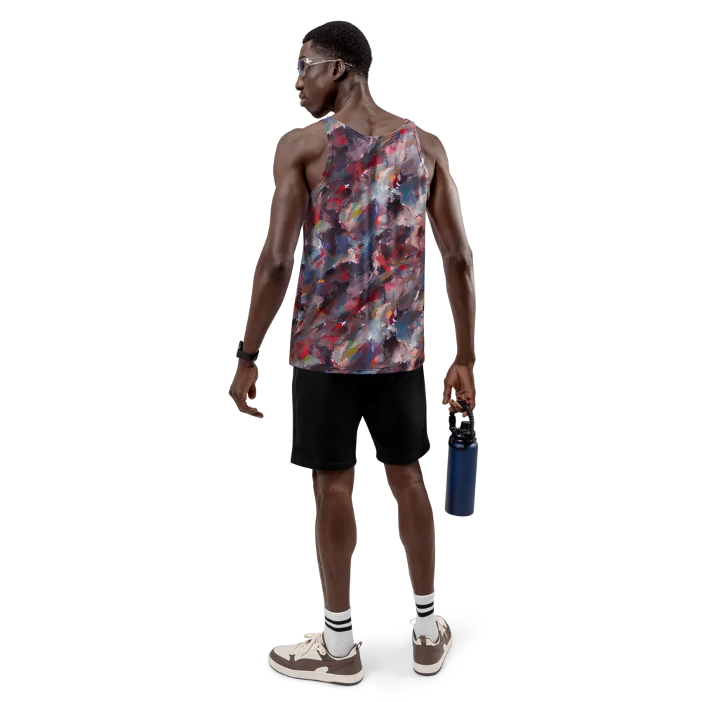 Passionate Brush on Men's Tank Top — Back