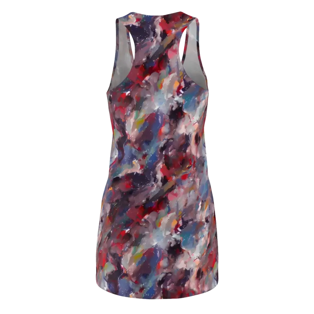 Passionate Brush on Racerback Dress — Back