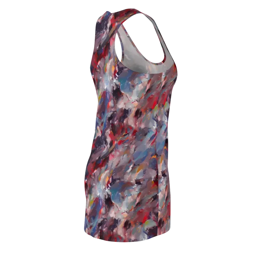 Passionate Brush on Racerback Dress — Back Side
