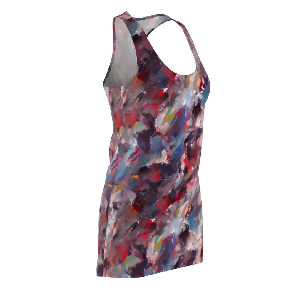 Passionate Brush on Racerback Dress — Front Side