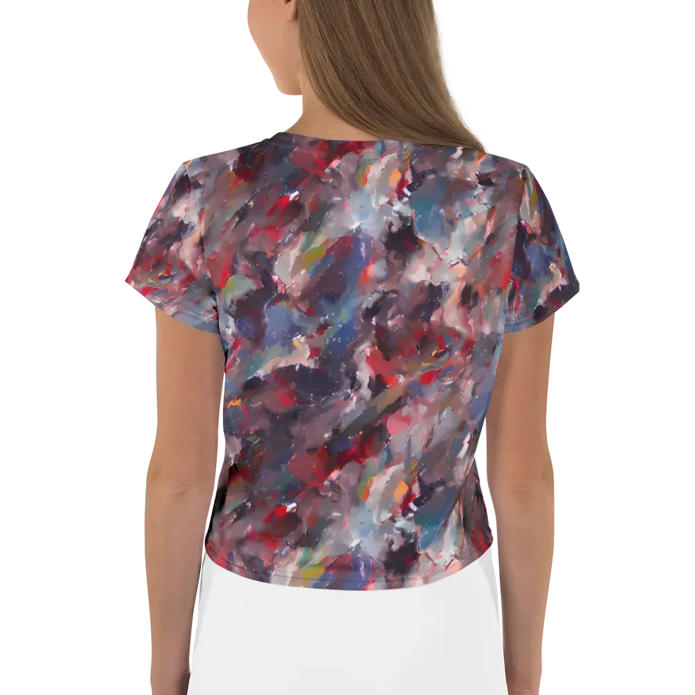 Passionate Brush on Crop Tee — Back