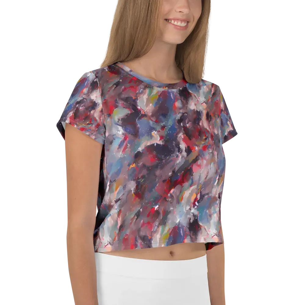 Passionate Brush on Crop Tee — Right