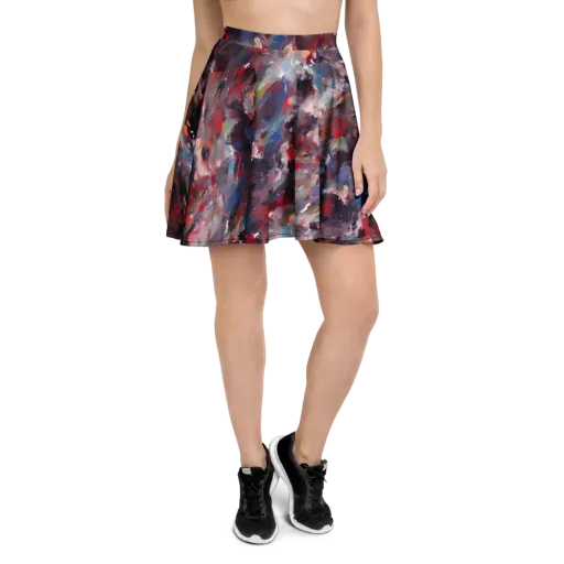 Passionate Brush on a Skater Skirt