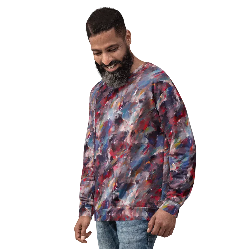 Passionate Brush on Sweatshirt — Left Front