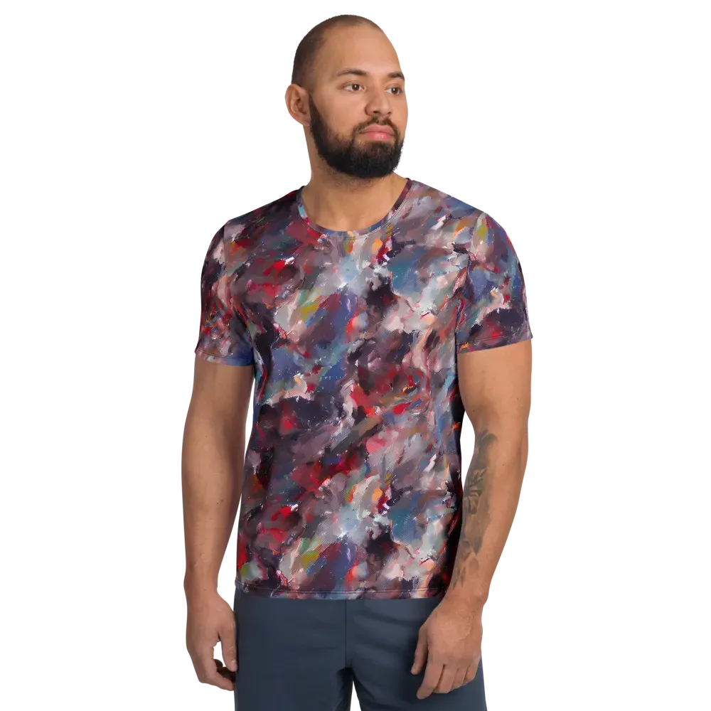 Passionate Brush on Men's Athletic T-Shirt — Front