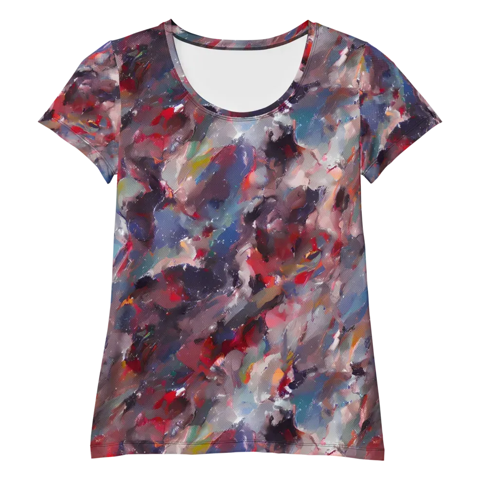 Passionate Brush on Women's Athletic T-Shirt — Front