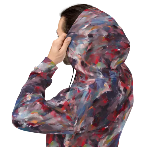 Passionate Brush on a Hoodie