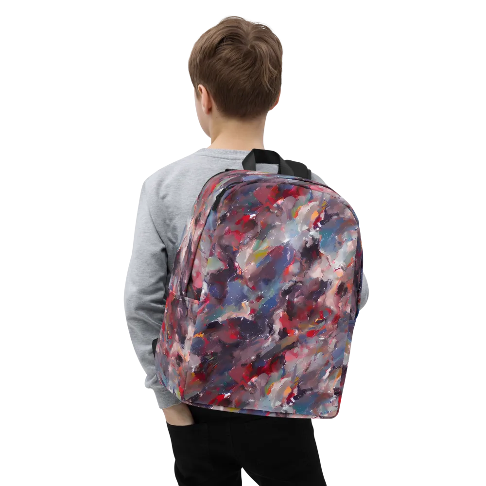 Passionate Brush on Minimalist Backpack — Zoomed-in