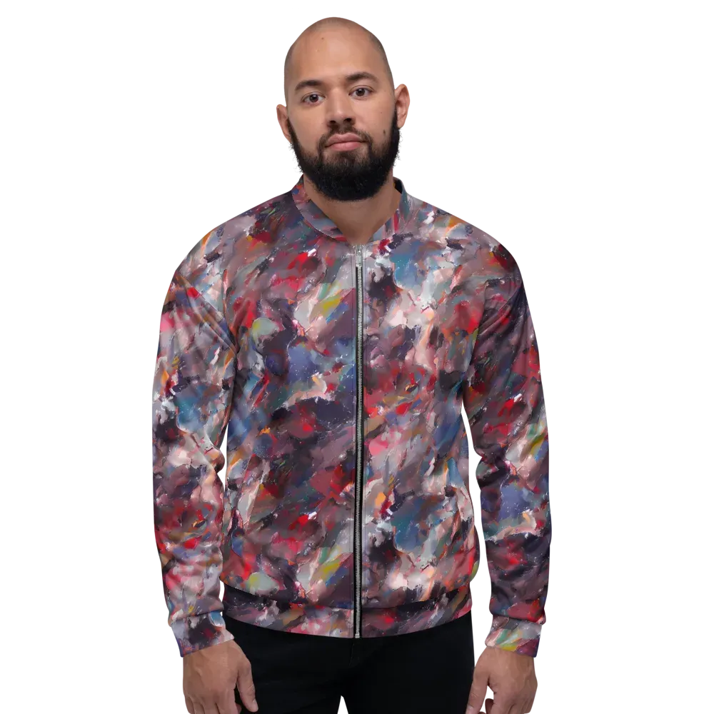 Passionate Brush on Bomber Jacket — Front