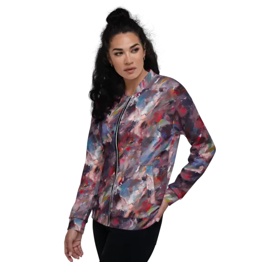 Passionate Brush on a Bomber Jacket