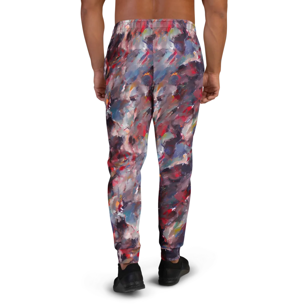 Passionate Brush on Men's Joggers — Back