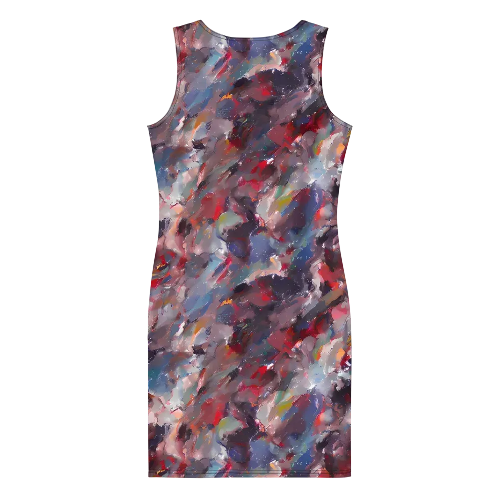 Passionate Brush on Bodycon Dress — Back