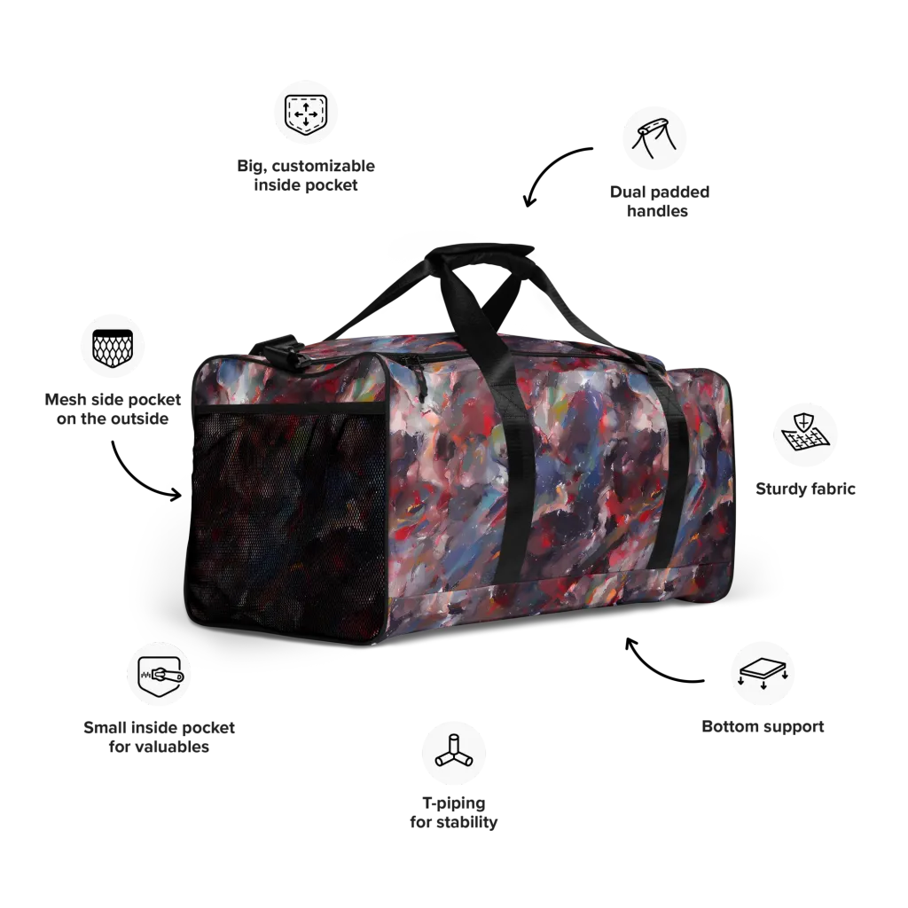 Passionate Brush on Duffle Bag — Right Front