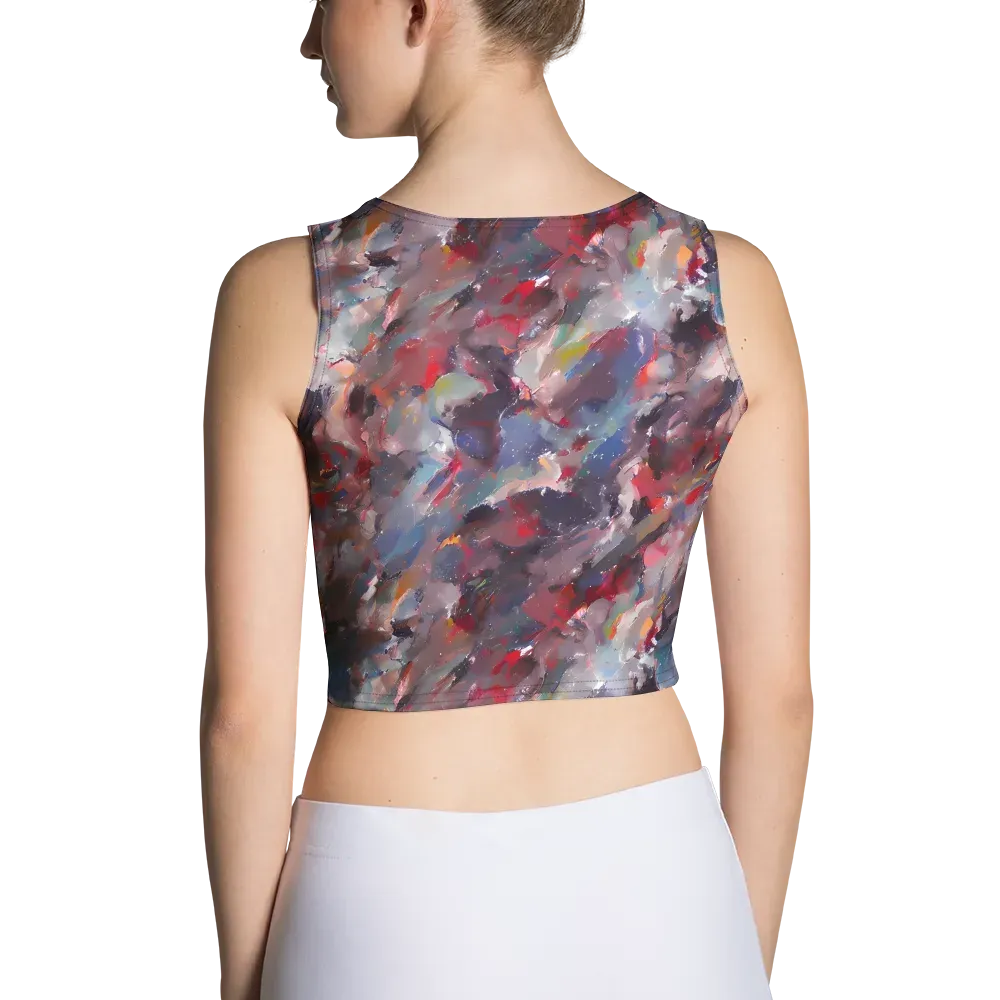 Passionate Brush on Crop Top — Back