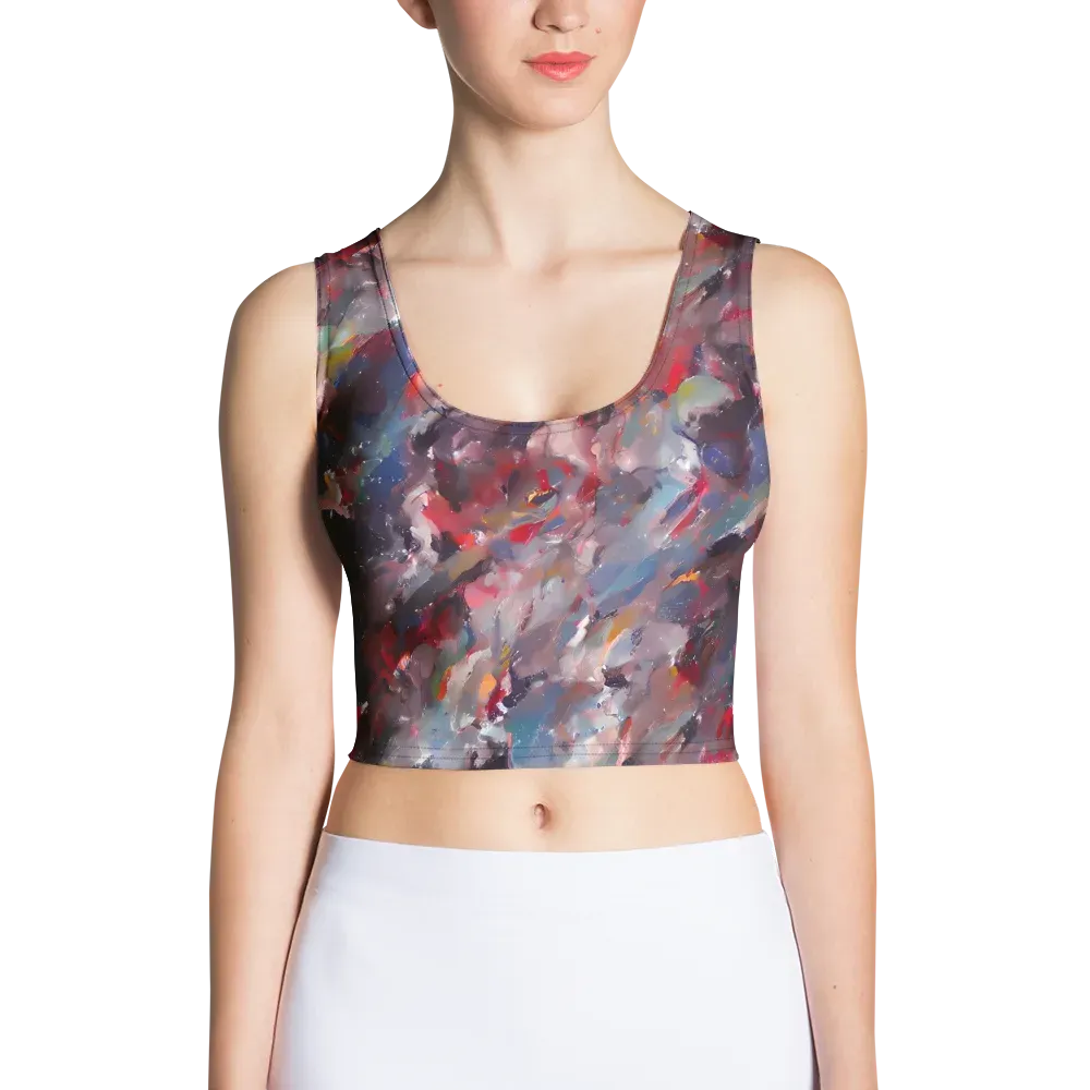 Passionate Brush on Crop Top — Front