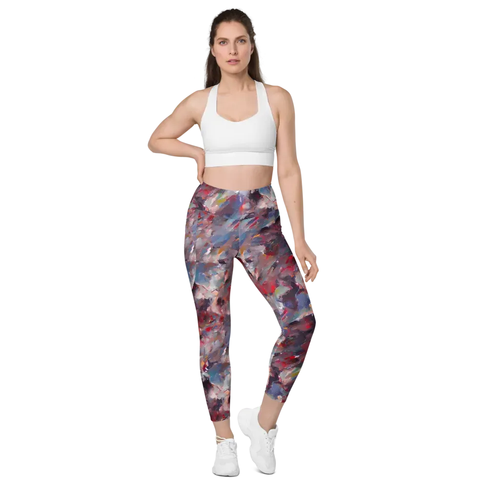 Passionate Brush on Leggings with Pockets — Front