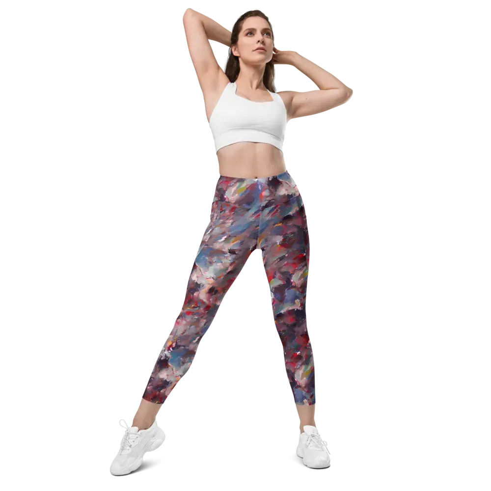 Passionate Brush on Leggings with Pockets — Front