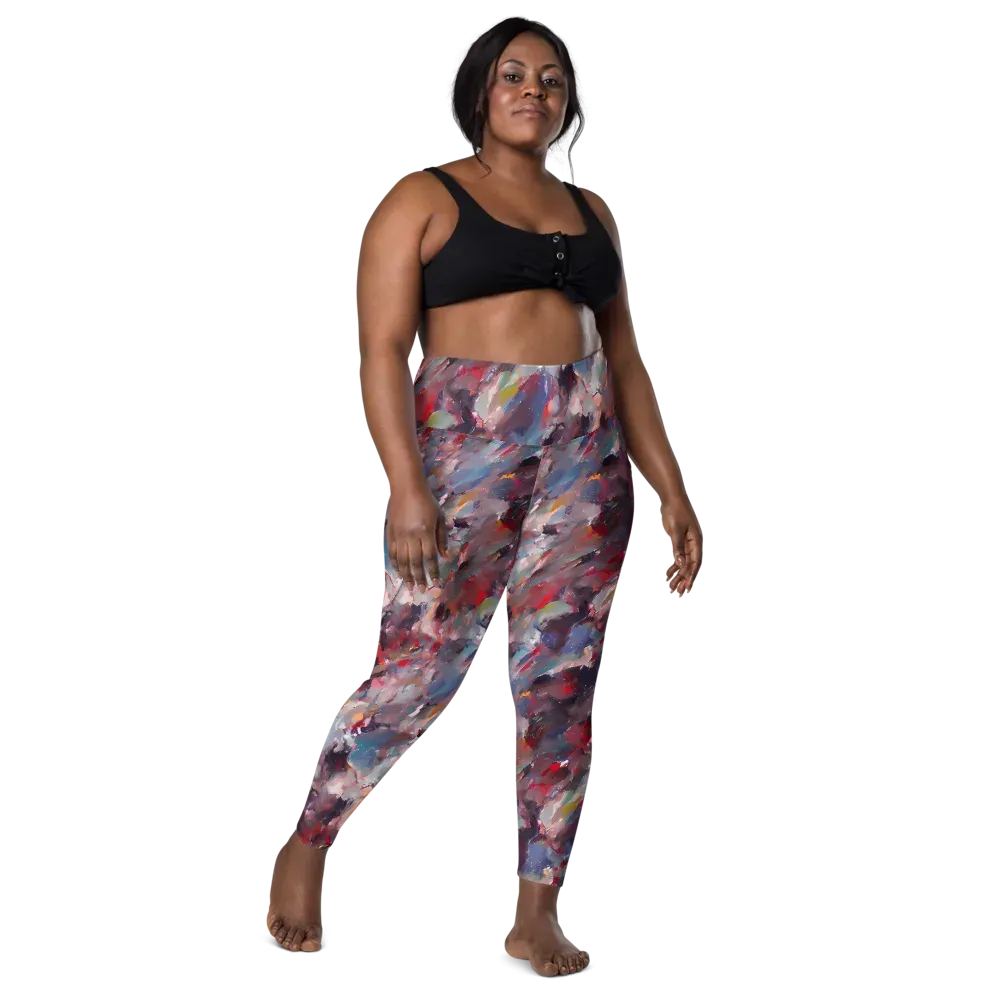 Passionate Brush on Leggings with Pockets — Front