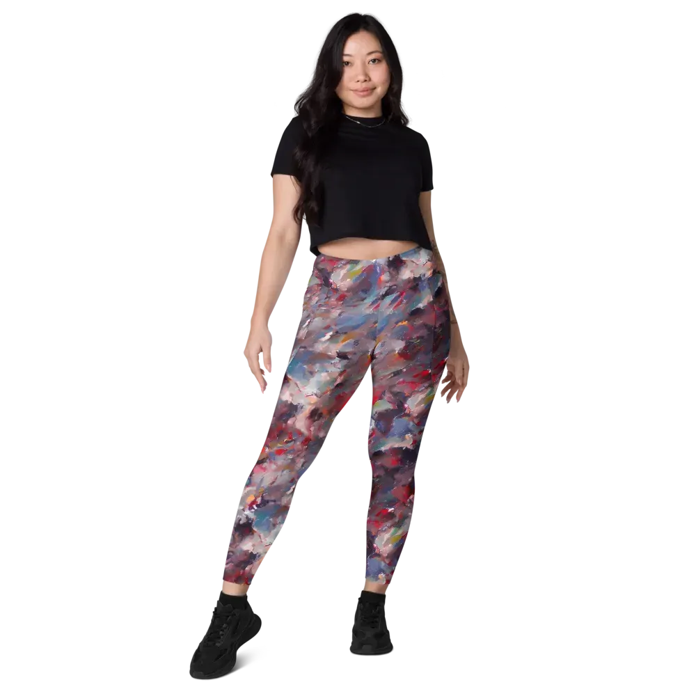 Passionate Brush on Leggings with Pockets — Front