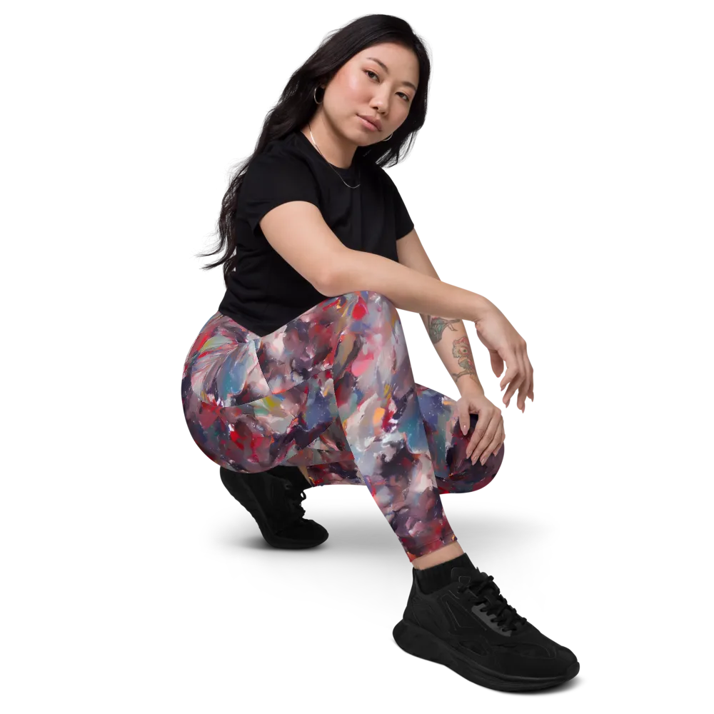 Passionate Brush on Leggings with Pockets — Right Front