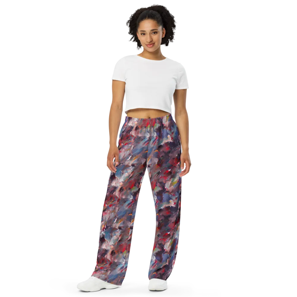 Passionate Brush on Wide-Leg Pants — Front