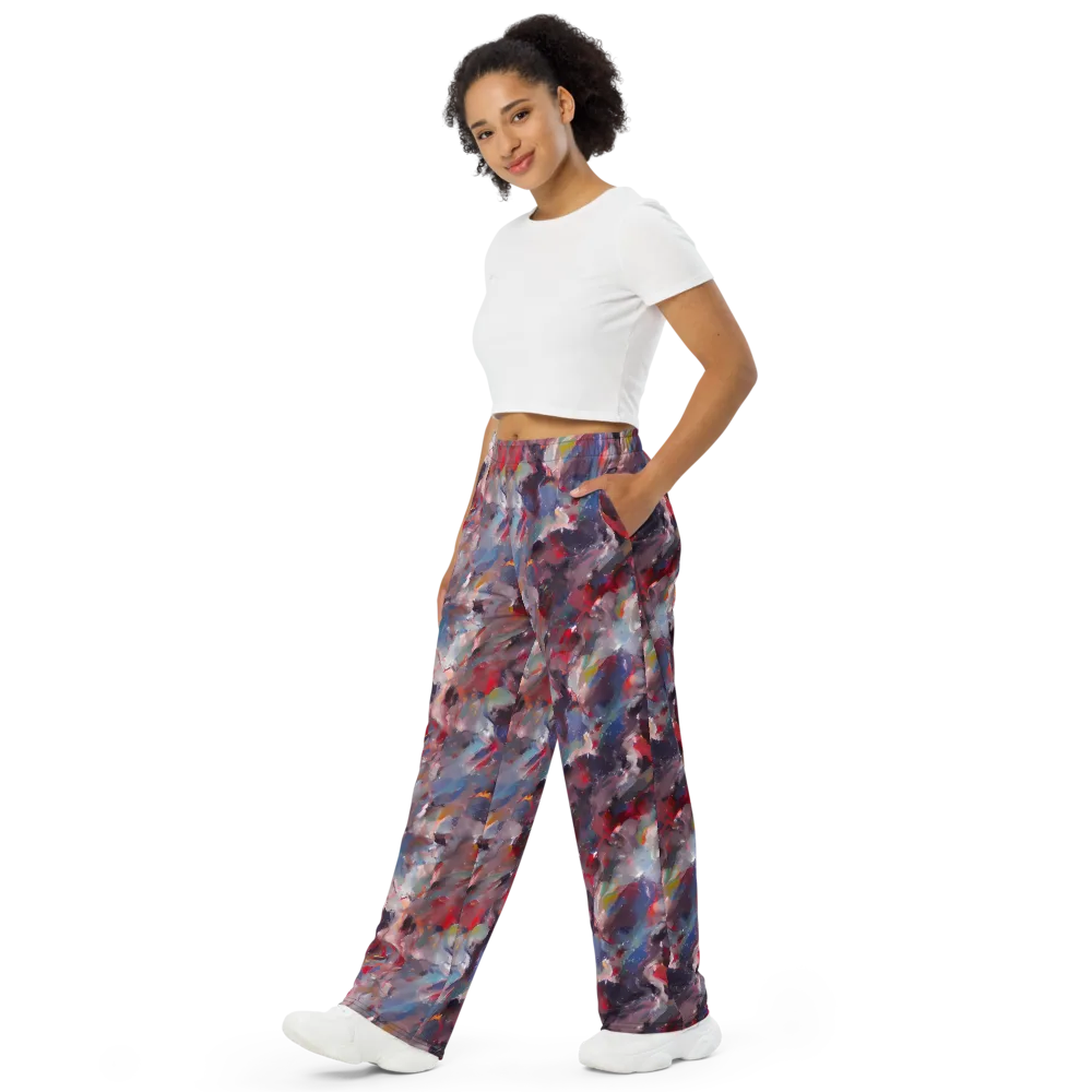 Passionate Brush on Wide-Leg Pants — Left Front