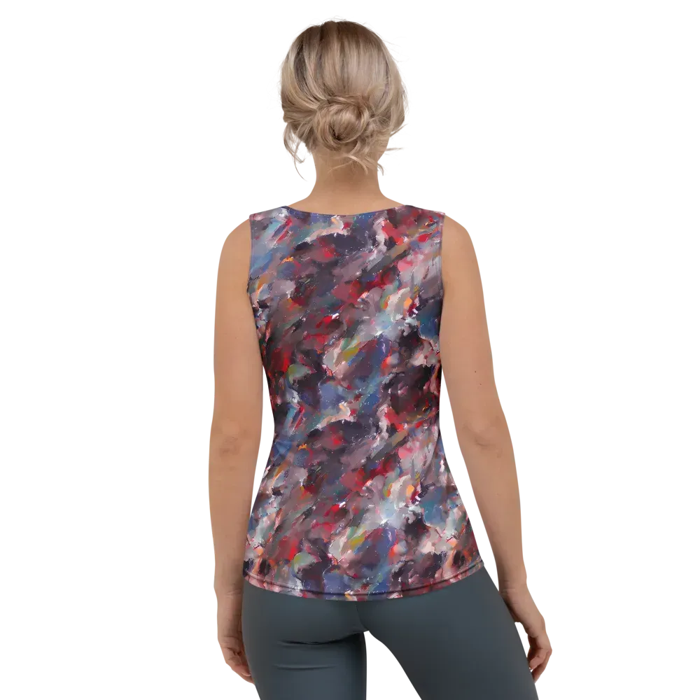 Passionate Brush on Women's Tank Top — Back