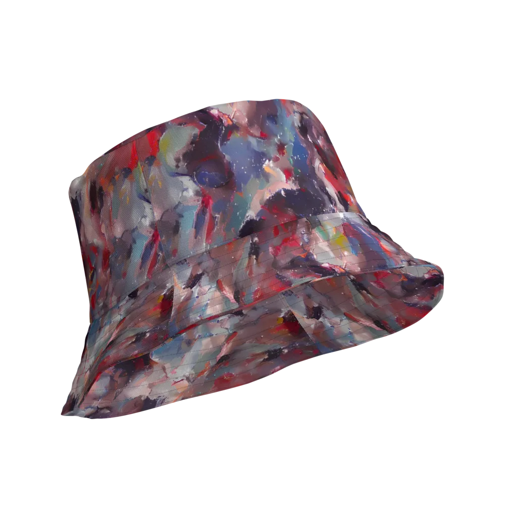 Passionate Brush on Reversible Bucket Hat — Product details Outside