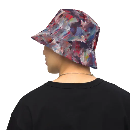 Passionate Brush on a Reversible Bucket Hat