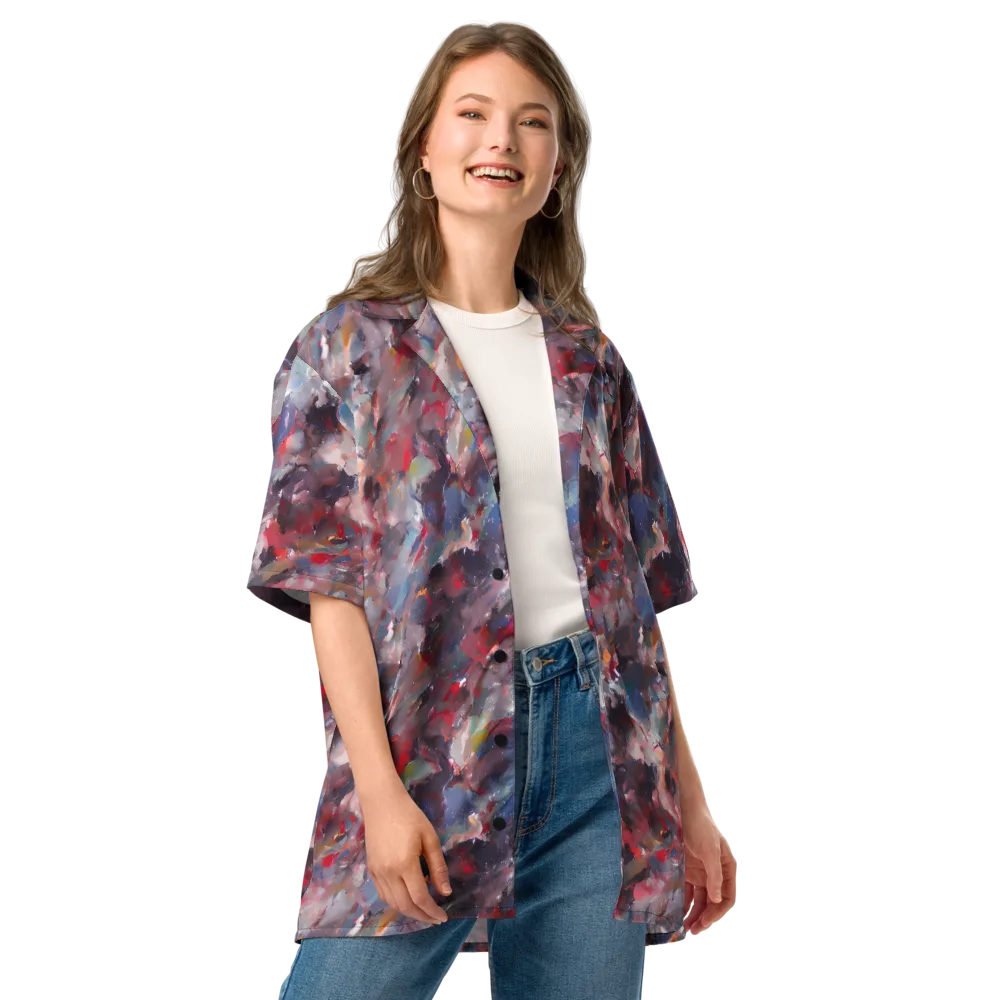 Passionate Brush on Button Shirt — Front