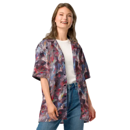 Passionate Brush on a Button Shirt