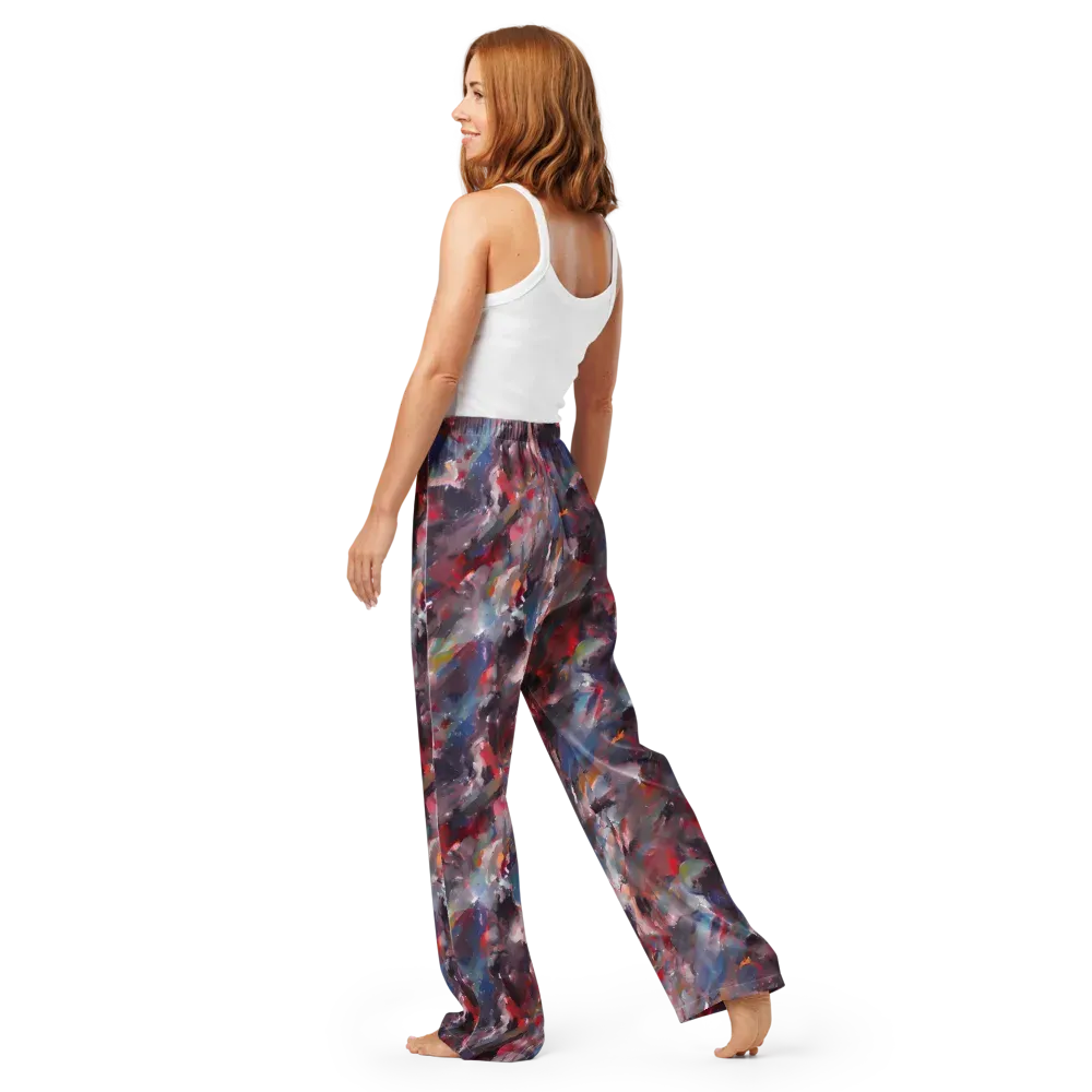 Passionate Brush on Women's Pajama Pants — Back