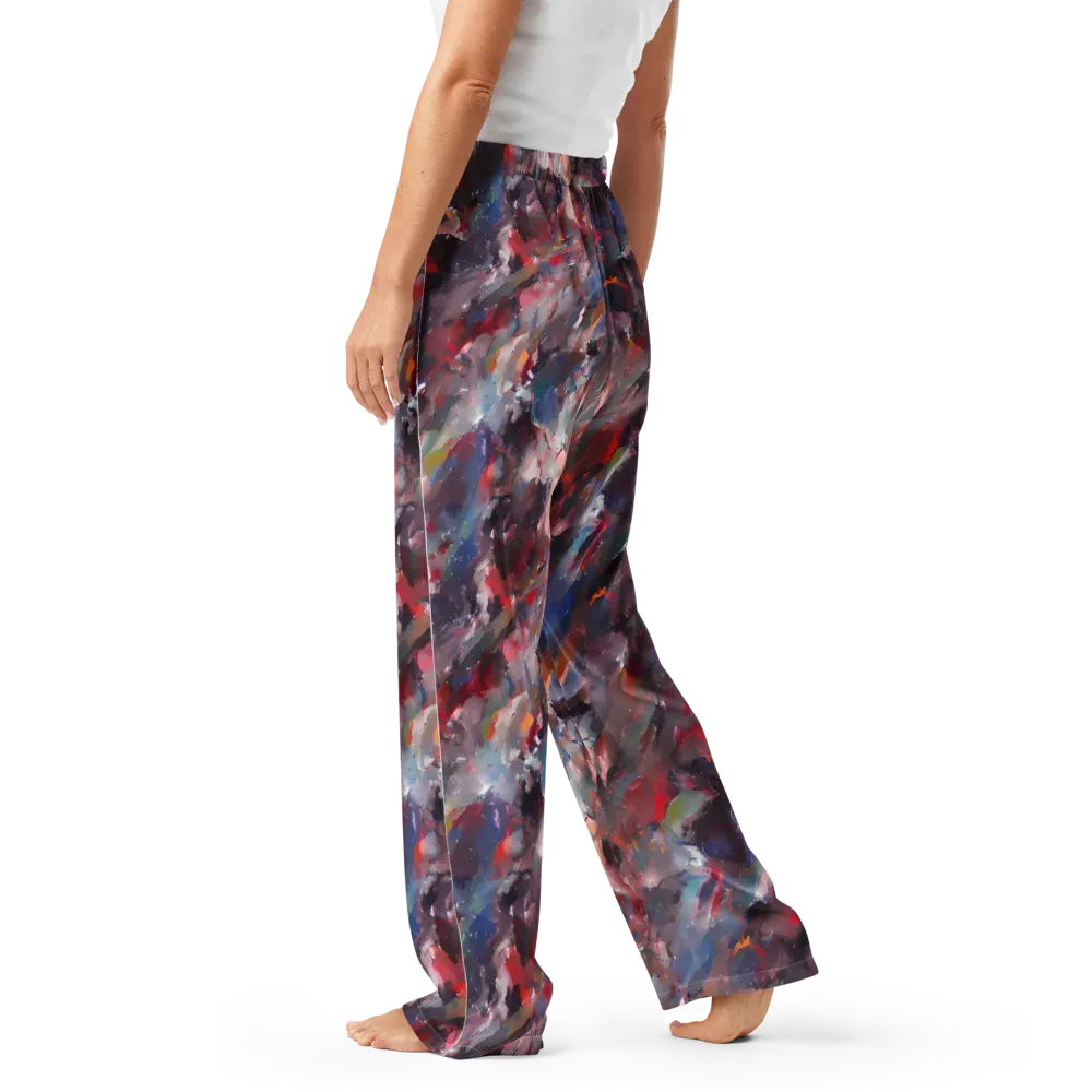 Passionate Brush on Women's Pajama Pants — Left