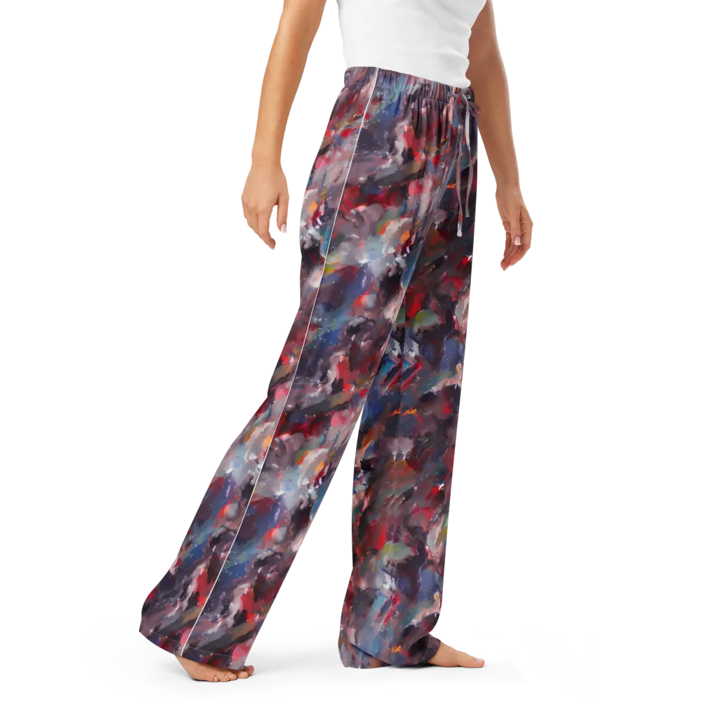 Passionate Brush on Women's Pajama Pants — Right Front