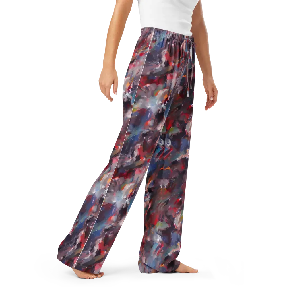 Passionate Brush on Women's Pajama Pants — Right Front