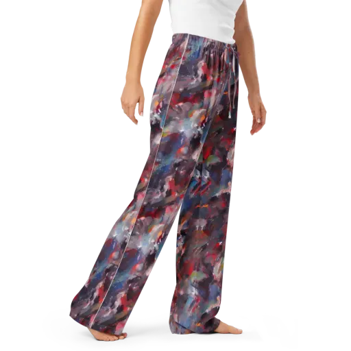 Passionate Brush on a Women's Pajama Pants