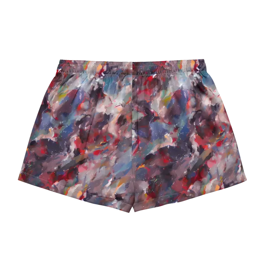 Passionate Brush on Women's Pajama Shorts — Back