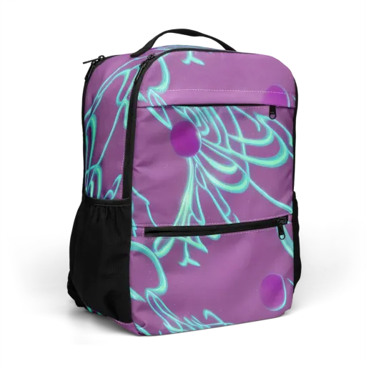 Neon Drift on a Utility Backpack