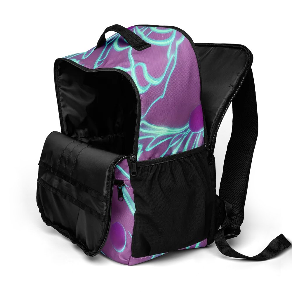 Neon Drift on Utility Backpack — Product details 2