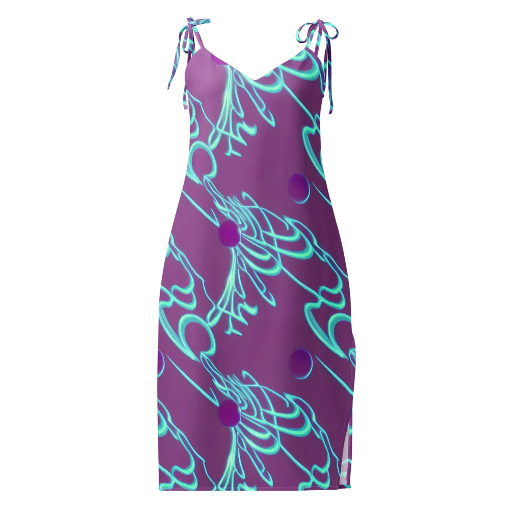 Neon Drift on Slip Dress — Front