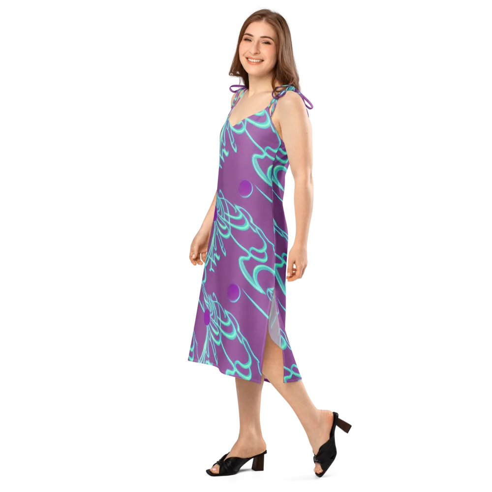 Neon Drift on Slip Dress — Left Front