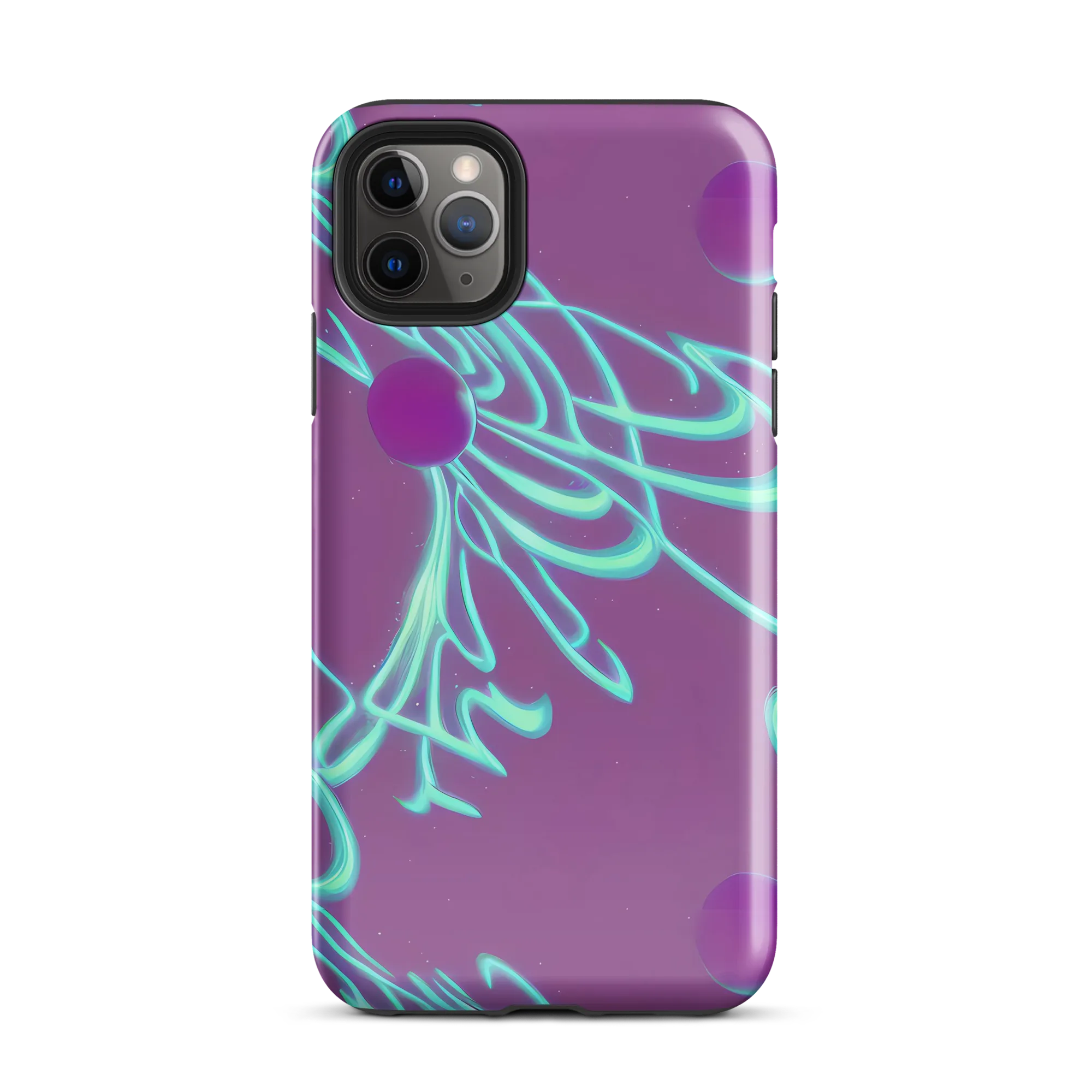 Neon Drift on Tough Case for iPhone® — Front