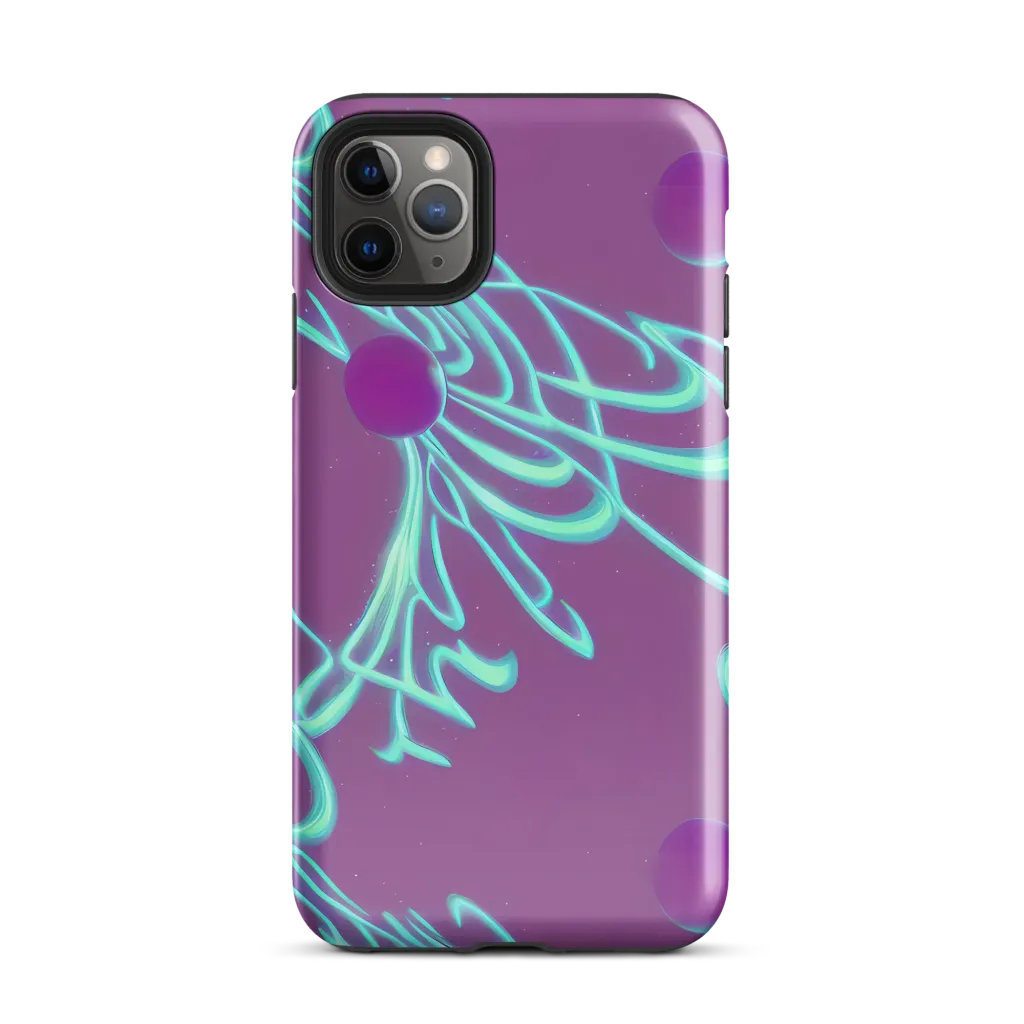 Neon Drift on Tough Case for iPhone® — Front