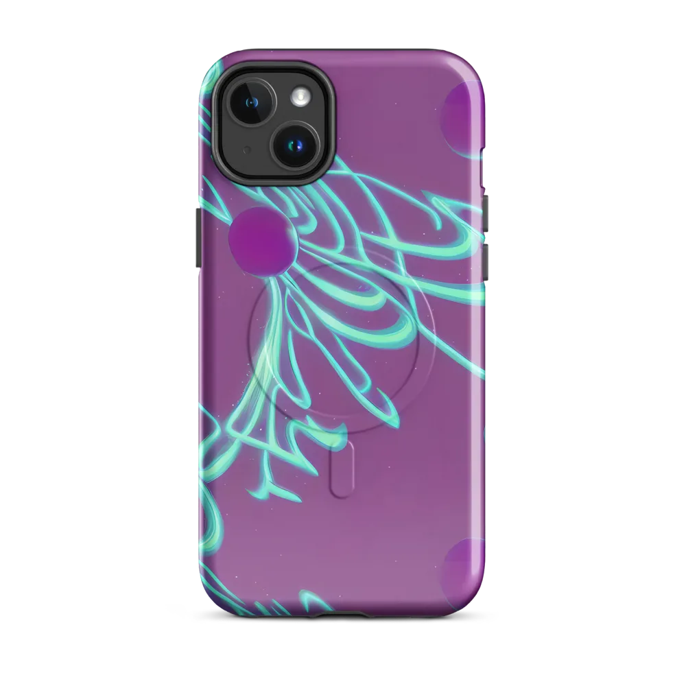 Neon Drift on MagSafe Tough Case for iPhone® — Front