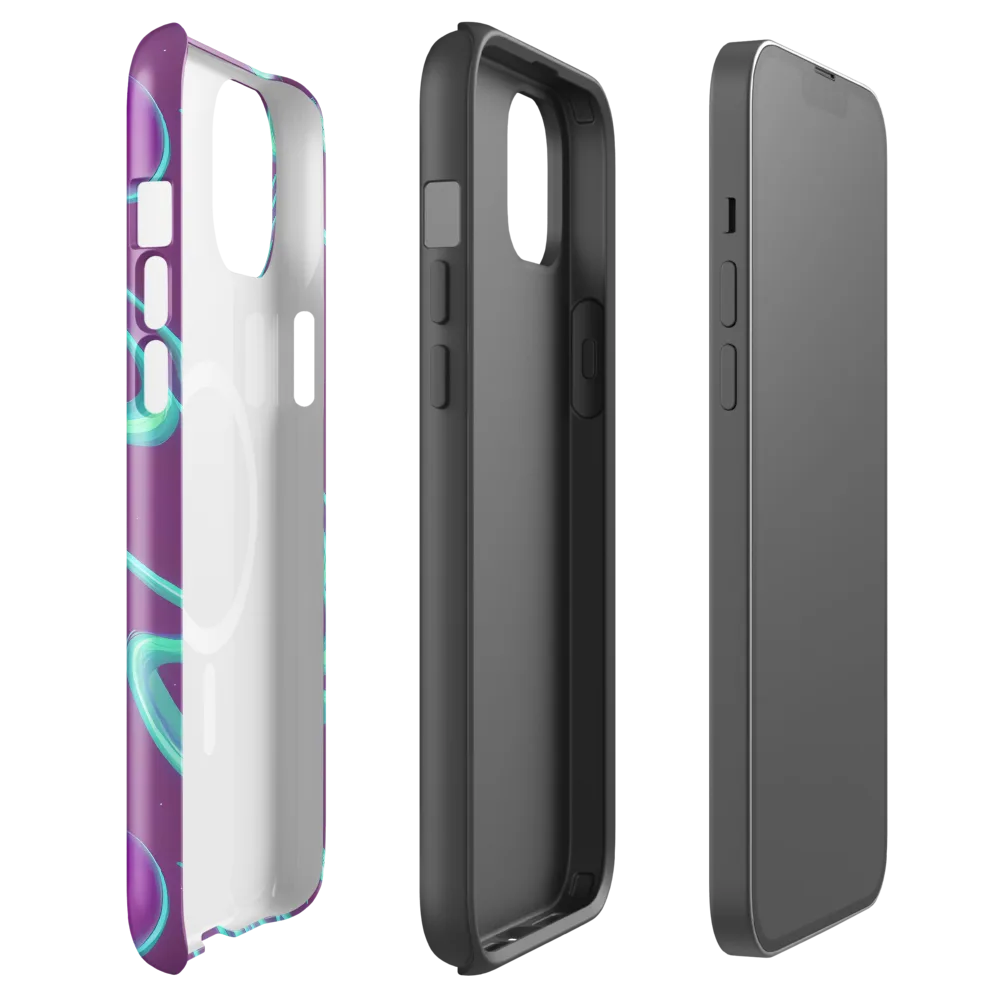 Neon Drift on MagSafe Tough Case for iPhone® — Front
